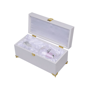 Cajas de madera de vino de regalo para 3 botellas hechas a mano