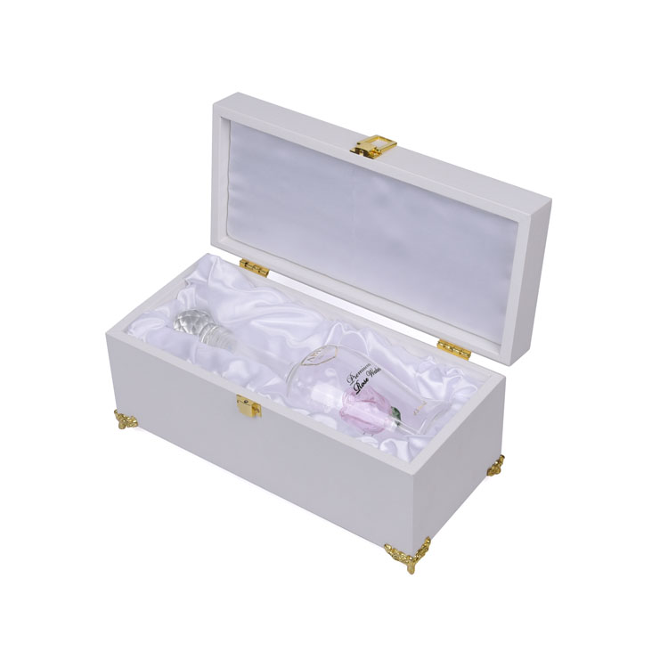 Cajas de madera de vino de regalo para 3 botellas hechas a mano