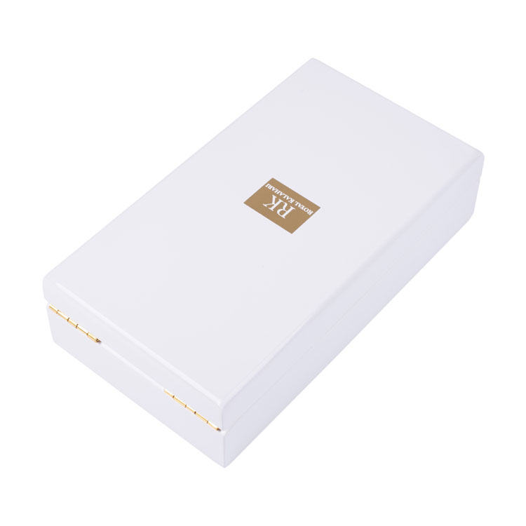 Caja de perfume blanco puro dulce de boda