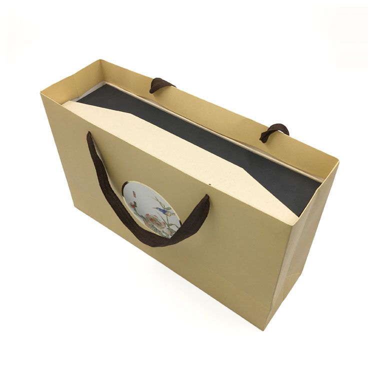 Caja de cartón personalizado Caja de papel de comida con caja de pastel de cupcake de ventana transparente para empaquetar