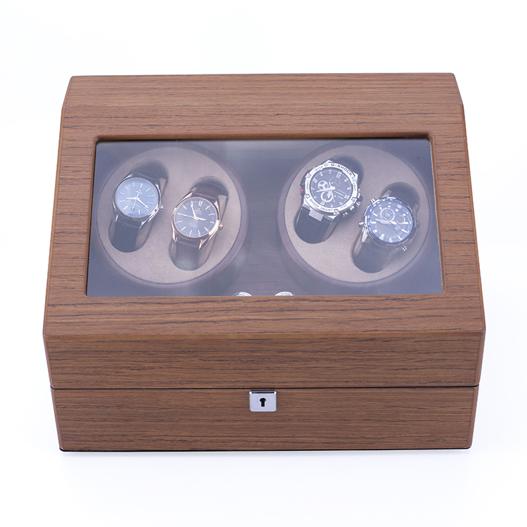 Los relojes seguros automáticos de lujo giran las cajas de la bobinadora para la exhibición
