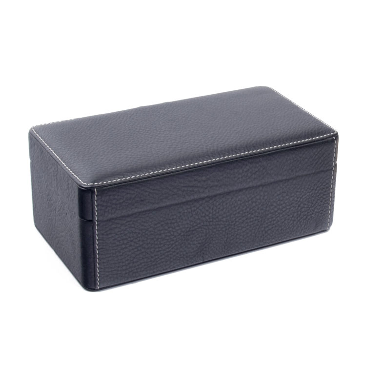 Caja de madera de lujo individual personalizada con cajas de exhibición, ranuras para relojes, embalaje de almacenamiento negro personalizado, 6 y caja de reloj de madera