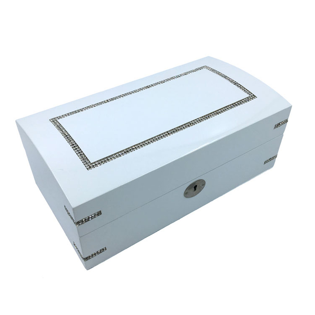 100 ml de botella de vidrio de perfume Nuevo diseño con caja de madera