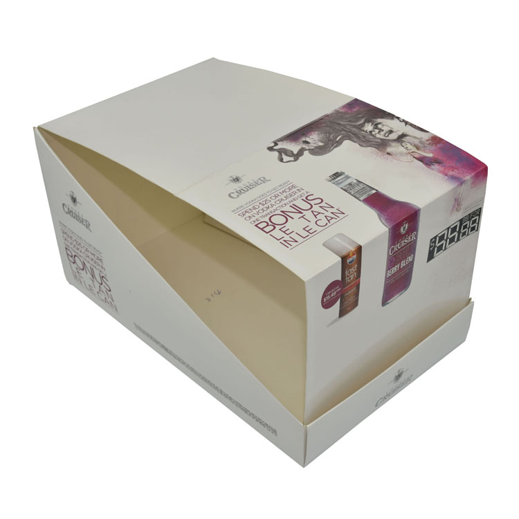 Capacitación personalizada de cartón PDQ encimera Cosmética Cajas de productos Producto Cajas Papel Lipstick Lipstick Cuidado de la piel Caja de exhibición de pestañas