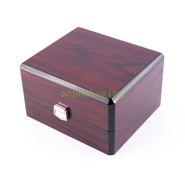 Fabricante de cajas de relojes premium en China con pantalla acrílica para envases de regalo