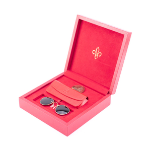 Caja clásica de envasado de madera de regalo de lujo Caja de madera para juegos de regalos Gafas de sol de madera Caja de regalo Long