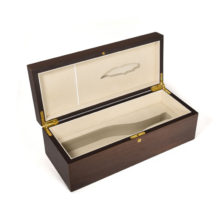 Charcuterie Leatherette Shipper Tornillo Cosmético Cosmética Dec Dec Color Caja de vino de madera de macarrón Unsual