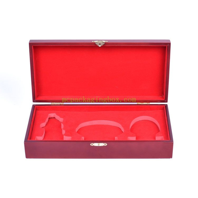 Causion de ahorro de cartas de dinero recolectando monedas de monedas de madera de laca de laca de laca de piano