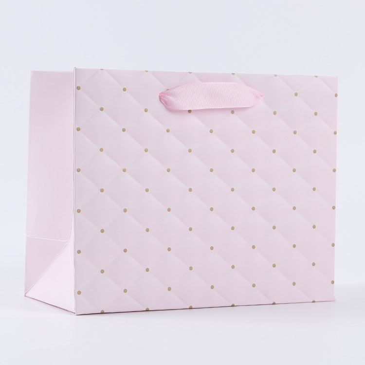 Logotipo impreso personalizado Bolsa de papel blanco de lujo bolsas de papel de regalo de compras minoristas con su propio logotipo