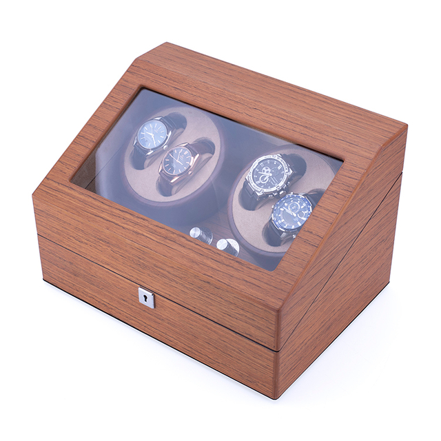 Los relojes seguros automáticos de lujo giran las cajas de la bobinadora para la exhibición