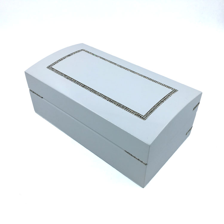 100 ml de botella de vidrio de perfume Nuevo diseño con caja de madera