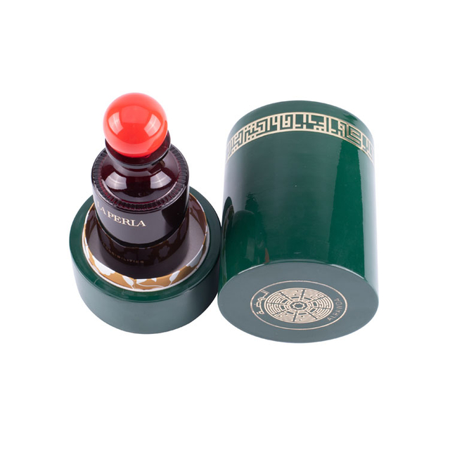 Caja determinada de madera brillante negra de encargo de lujo del perfume con la cerradura