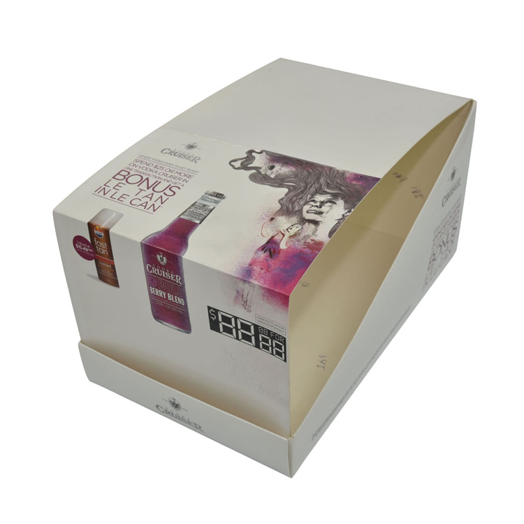 Capacitación personalizada de cartón PDQ encimera Cosmética Cajas de productos Producto Cajas Papel Lipstick Lipstick Cuidado de la piel Caja de exhibición de pestañas