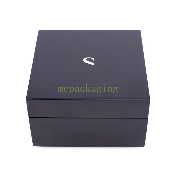 Caja de reloj de empaquetado de la cartulina del regalo del papel de lujo del logotipo personalizado