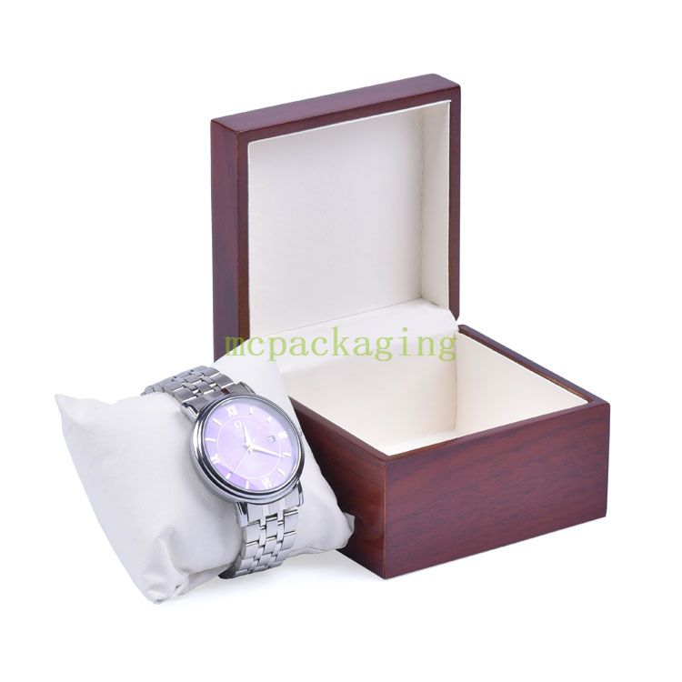 Caja de madera personalizada con logotipo personalizado de lujo, caja de embalaje de reloj de madera personalizada, Woodbox