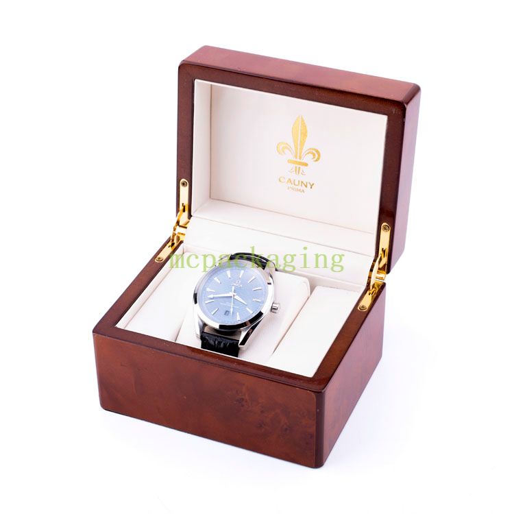 Reloj simple Hotsold en stock Wooden Watch Box