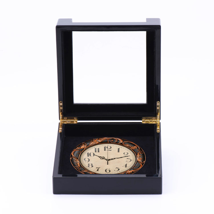 Caja de exhibición de madera de reloj de reloj acrílico acrílico