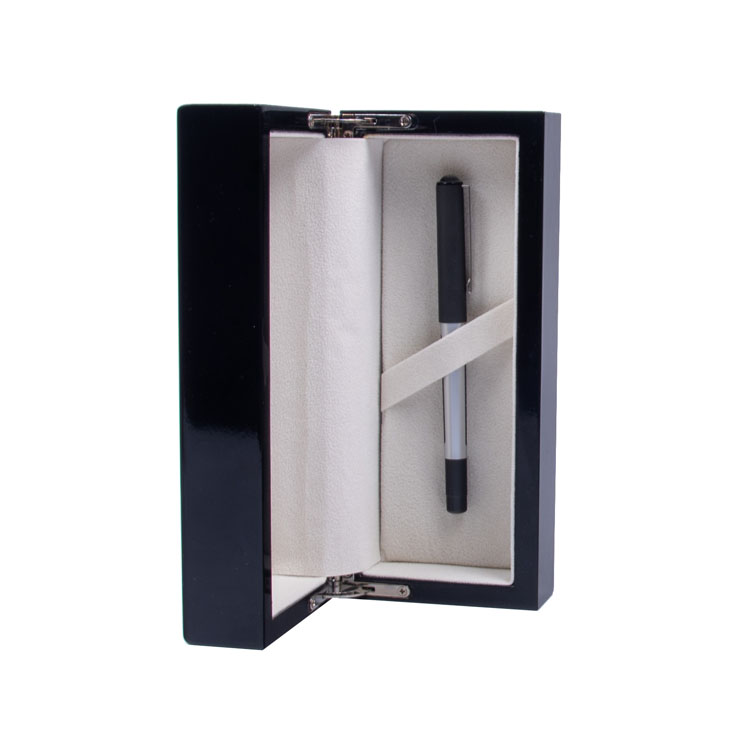 Madera USB Black Plus Holting Wooden Box Pen Drive con logotipo personalizado