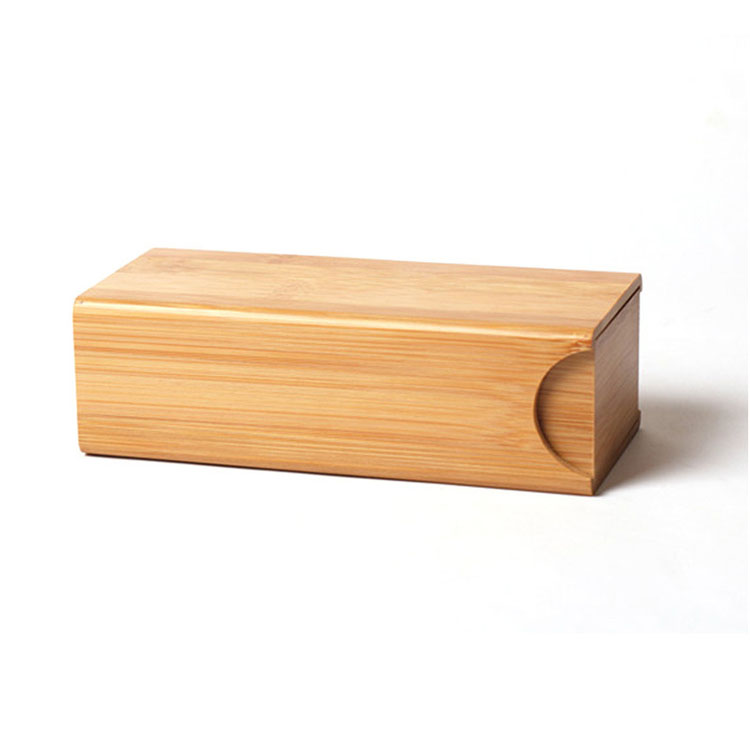 Caja de empaquetado de gafas de sol de lujo con logotipo personalizado de gama alta para regalo, caja de madera de gafas de cuero de PU roja