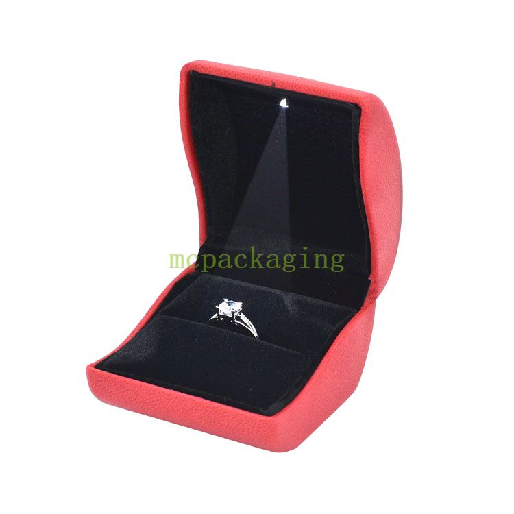 Caja de joyería, caja de almacenamiento para pulsera, collar, pendientes, mango satinado, papel cuadrado, cartón, regalo, caja de embalaje marrón deslizante para joyería