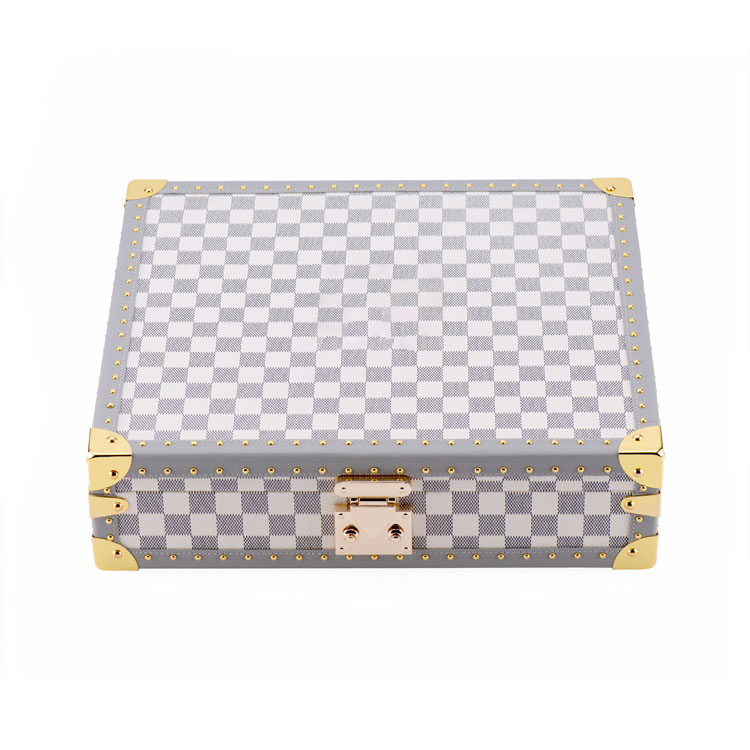 Difusor de lengüeta a máquina, etiqueta de madera, cuero acrílico, rosa, envío de batalla, laca de Piano, caja de Perfume de madera