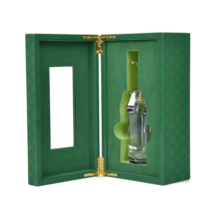 Caja de madera del perfume de lujo del MDF para la caja de almacenamiento de madera de la botella de perfume