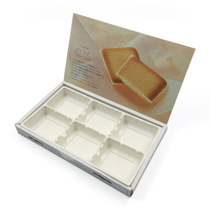 Favor de las mujeres Varias tazas Windows Llenado Textura Desayuno Pie Cajas de empaque de cartón impresas japonesas