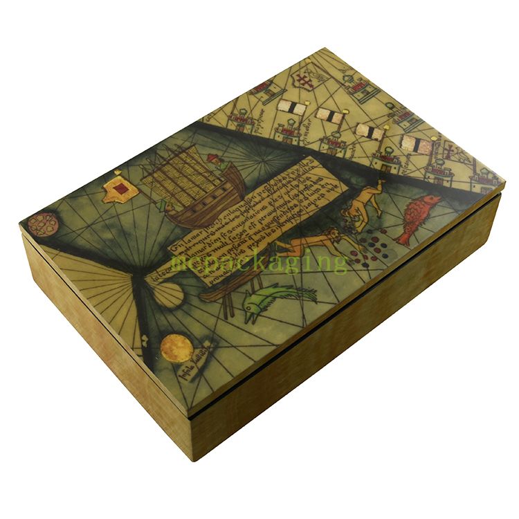 Caja de embalaje de chocolate de madera con grabado láser de lujo de calidad de temporada KSA Jeddah