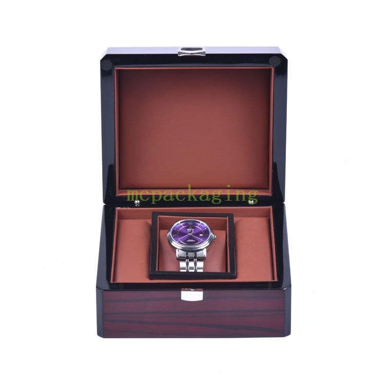 Fabricante de cajas de relojes premium en China con pantalla acrílica para envases de regalo