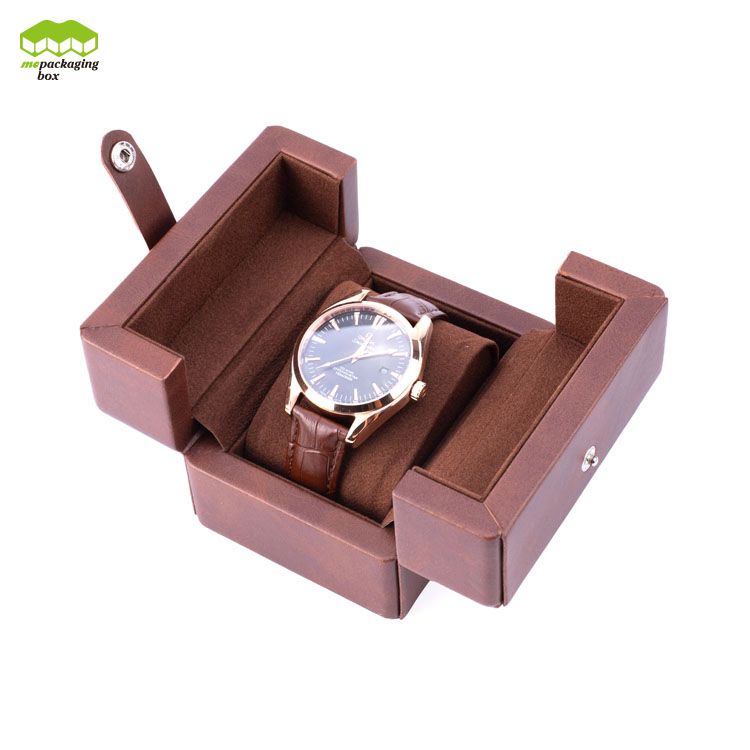 Caja de reloj personalizada, logotipo OEM de lujo, caja de embalaje de regalo de exhibición al por menor para reloj automático