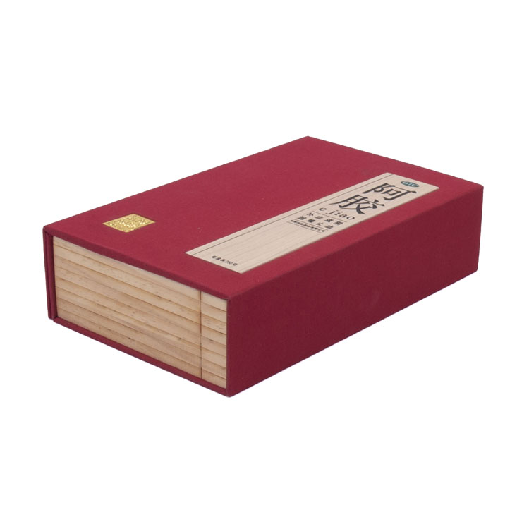 Precio competitivo Cajas de joyería de vino Set de regalo a granel Espejo de lino rojo Pino Culo de regalo Pino Pino