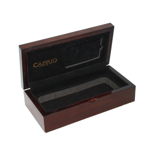 Guangzhou Gold Foil Box de madera Fábrica Cajas de madera hechas a mano de lujo