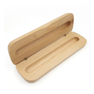 Cajas de regalo de diario de botella de agua de madera Caja de vinos de alta calidad Pen de bambú sin terminar