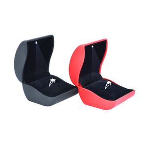 Caja de joyería, caja de almacenamiento para pulsera, collar, pendientes, mango satinado, papel cuadrado, cartón, regalo, caja de embalaje marrón deslizante para joyería