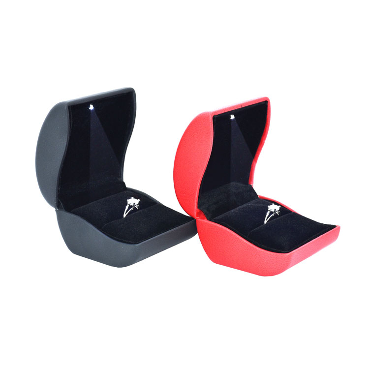 Caja de joyería, caja de almacenamiento para pulsera, collar, pendientes, mango satinado, papel cuadrado, cartón, regalo, caja de embalaje marrón deslizante para joyería