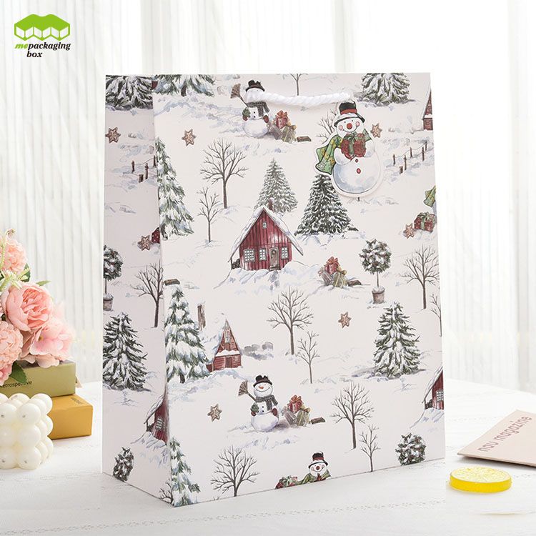 Variar tamaño MOQ bajo personalizar bolsa de papel