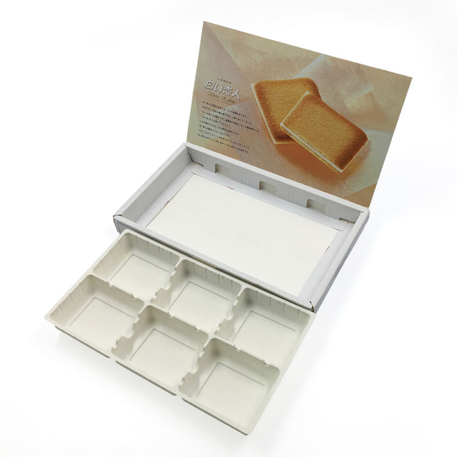 Favor de las mujeres Varias tazas Windows Llenado Textura Desayuno Pie Cajas de empaque de cartón impresas japonesas