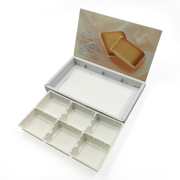 Favor de las mujeres Varias tazas Windows Llenado Textura Desayuno Pie Cajas de empaque de cartón impresas japonesas