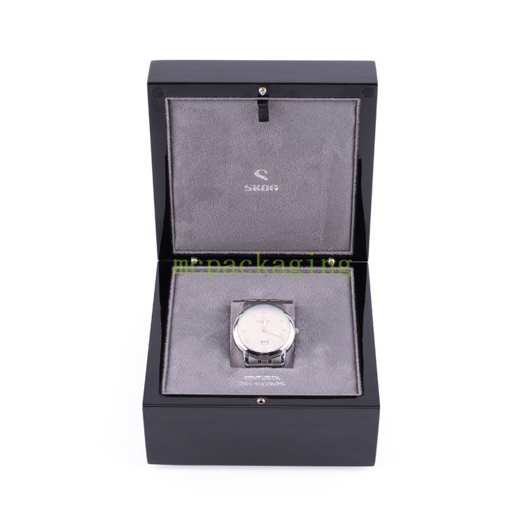 Caja de reloj de empaquetado de la cartulina del regalo del papel de lujo del logotipo personalizado