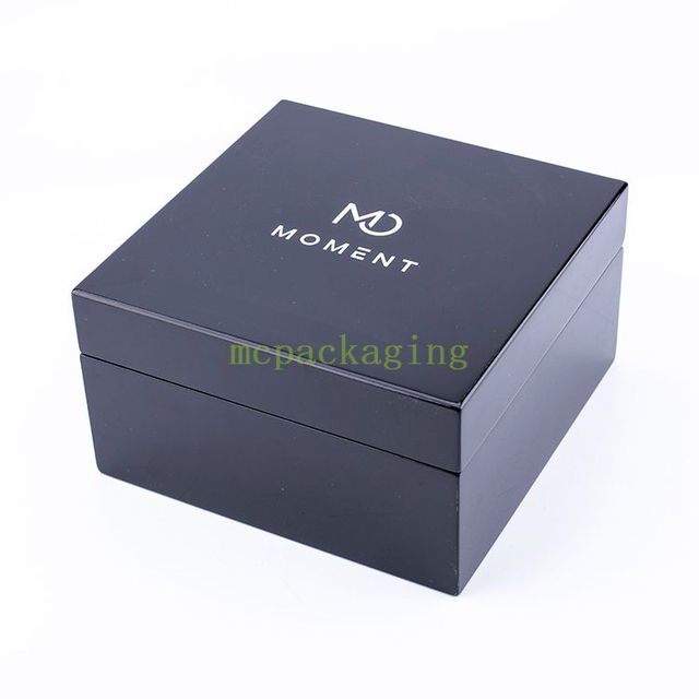 Relojes de madera personalizados de lujo al por mayor para hombres que embalan la caja de embalaje para el regalo