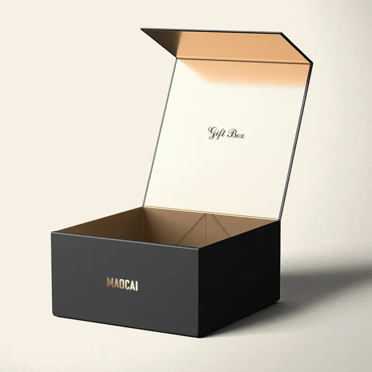 Caja de regalo magnética rígida reciclable personalizada