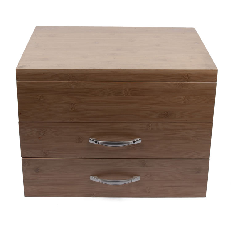 Caja de bambú de madera personalizada de laca hecha a mano con caja de embalaje de bambú de tapa imán