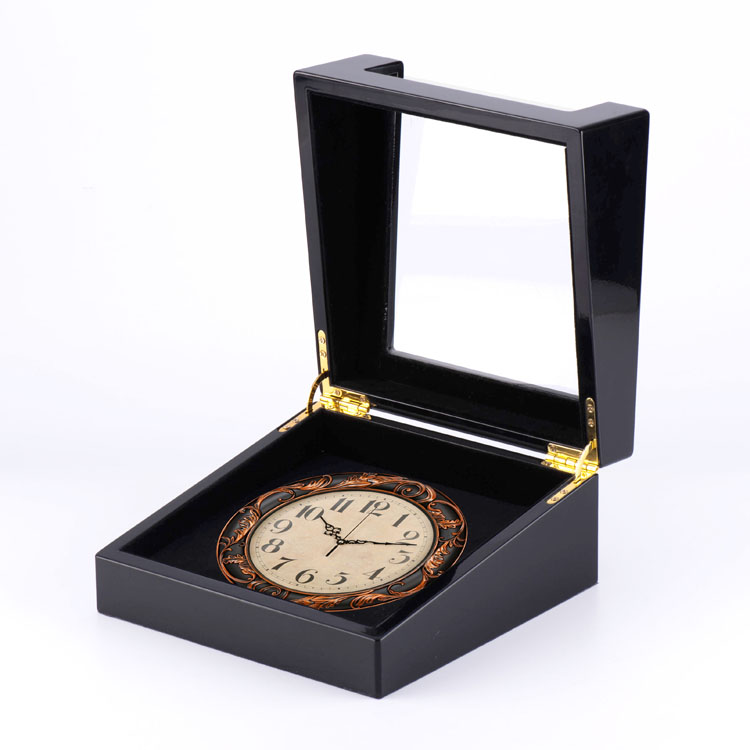 Caja de exhibición de madera de reloj de reloj acrílico acrílico