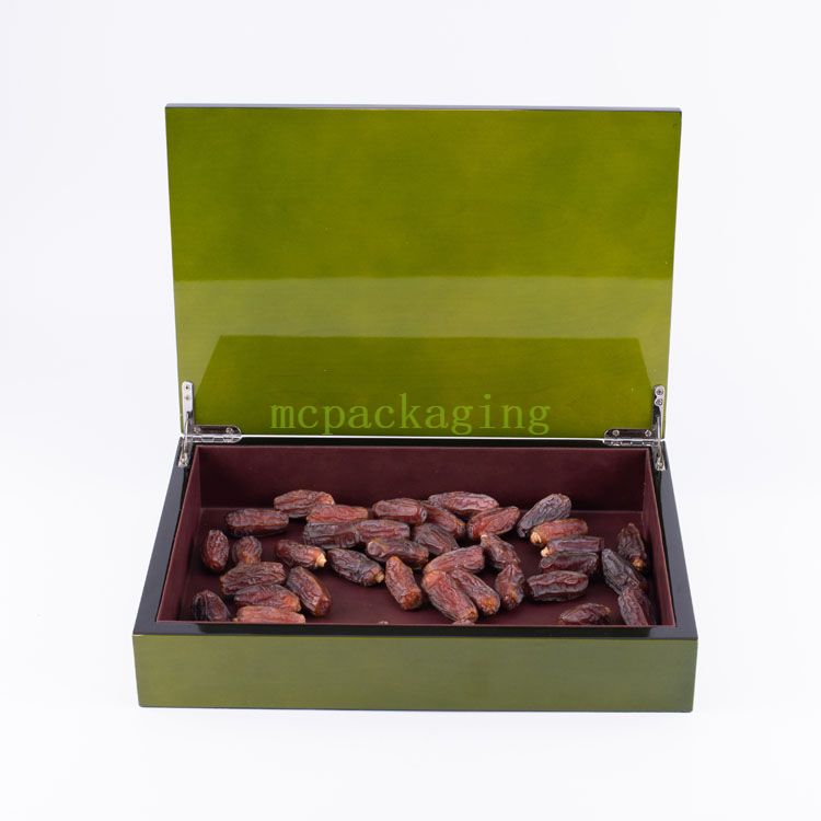 Wooden Box Factory Luxured Luxury personalizado Pinturado de madera de madera Embalaje Guangdong