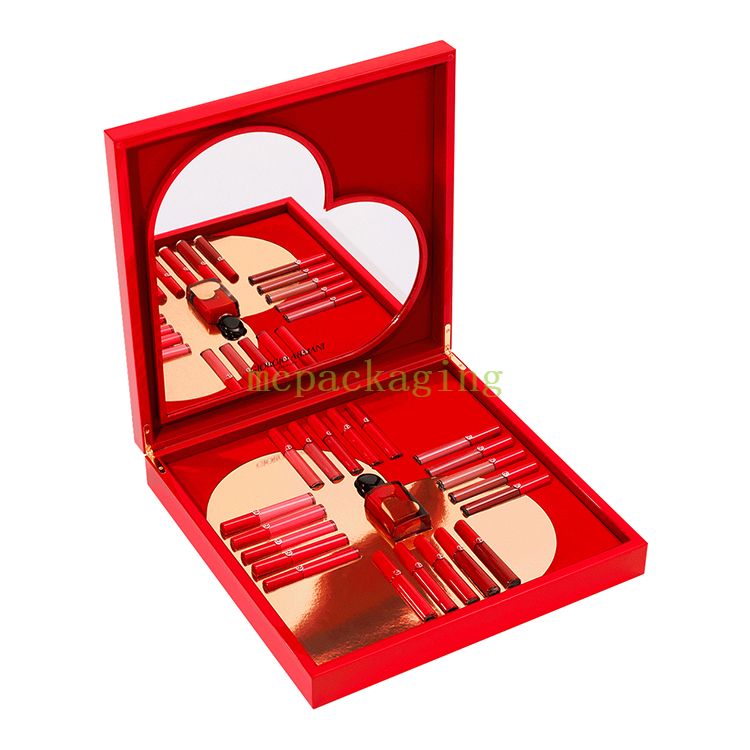 Elegante joyero de madera de nogal con tapa