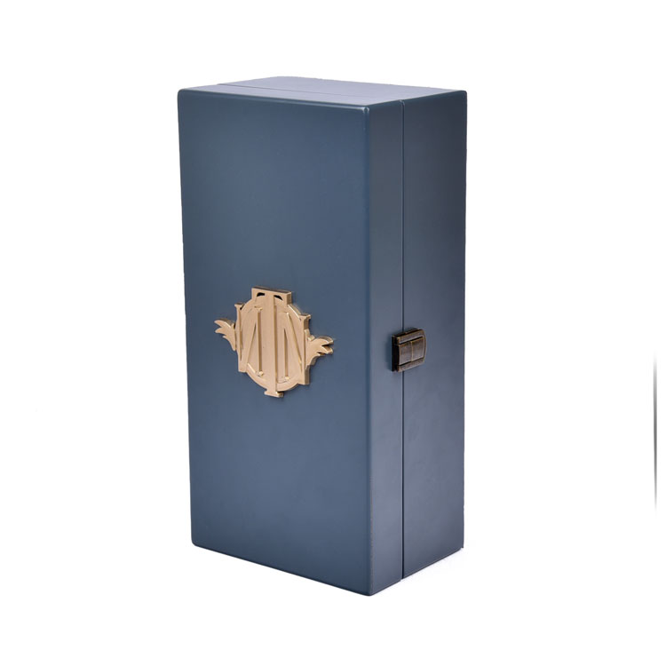 2023 LOGO DE LUXURADO LOGO Lacas de madera Botella de vino de madera Caja de regalo de vino de madera