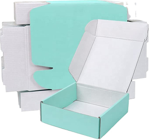 Logotipo personalizado Cajas de envío de rosa para sudaderas con capucha plegables Cajas de ropa de caja de cartón
