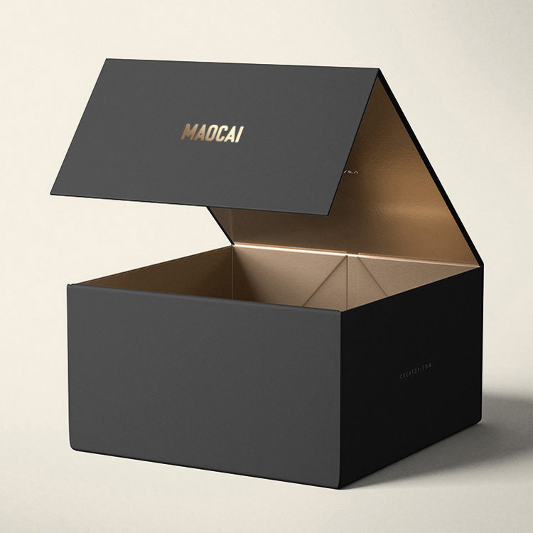Caja de regalo magnética rígida reciclable personalizada