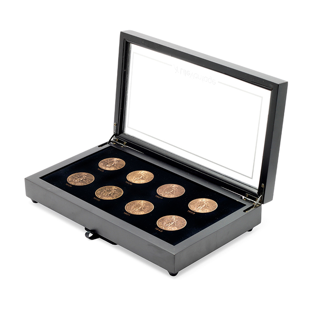 Nota de protección dorada nota de bocadillo de venta de bocadillos de recuerdo suministros de monedas de madera de laca de piano