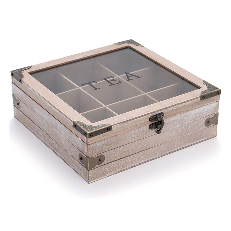 KSA Jeddah Season Madera Antigua Lipton Box de té Té Té de té Ali Baba Caja de madera